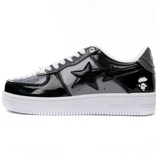 A Bathing Ape Bape Sta Low Black Grey Baolan