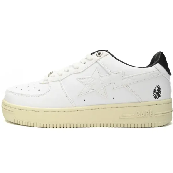 A Bathing Ape Bape Sta Low White And Black Rice