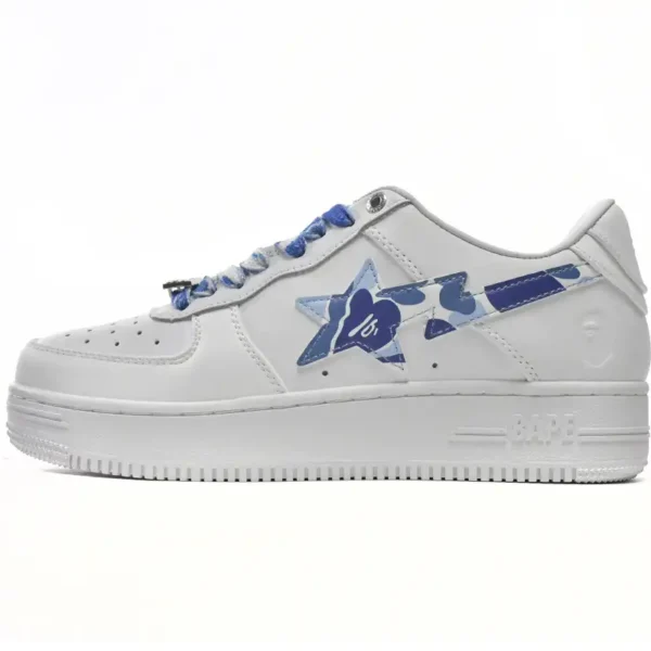 A Bathing Ape Bape Sta Low White Blue Camouflage