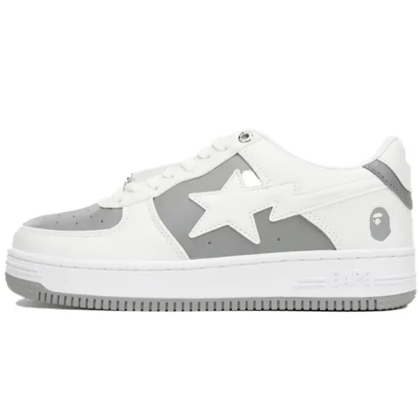 A Bathing Ape Bape Sta Low Grey White