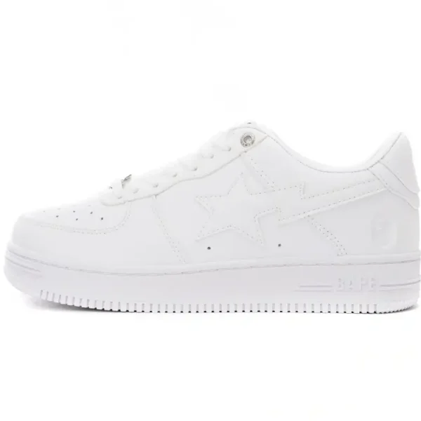 A Bathing Ape Bape Sta Low White