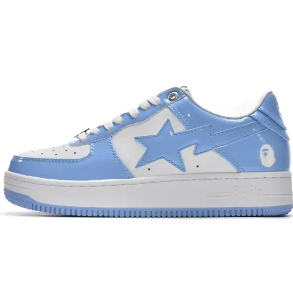 A Bathing Ape Bape Sta Low White Blue