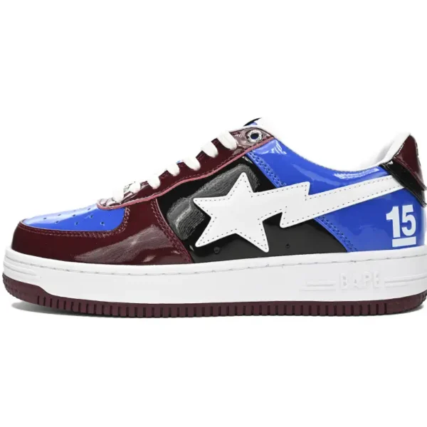 A Bathing Ape Bape Sta Low Baijiu red blue